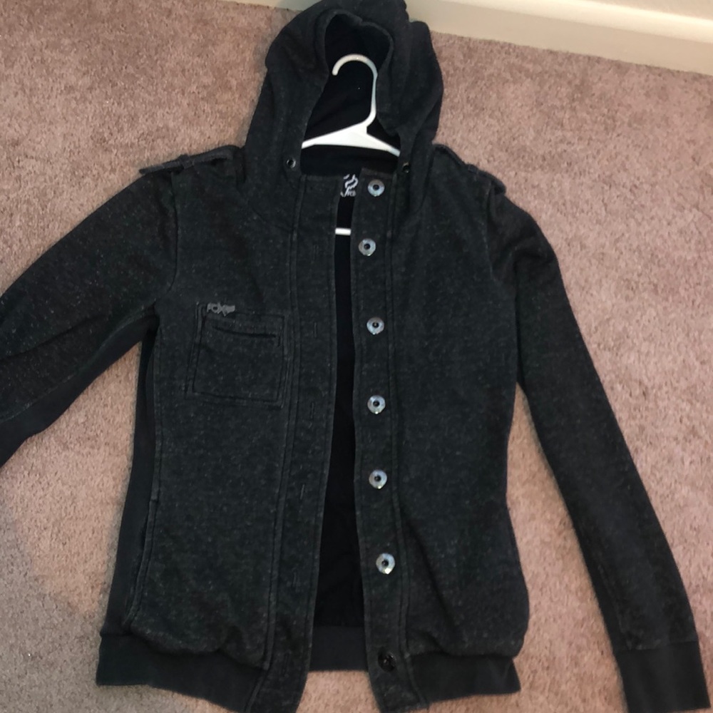 Heathered Grey Fox Sweater